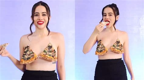 Urfi Javed lined her modesty with a pizza slice, dropped one other ...