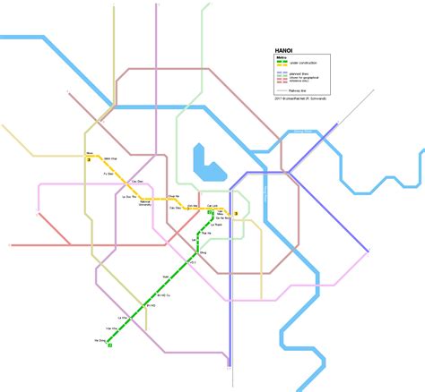 Hanoi Metro Map English