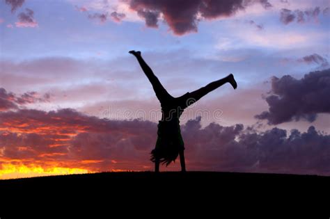 116 Cartwheel Silhouette Stock Photos - Free & Royalty-Free Stock ...