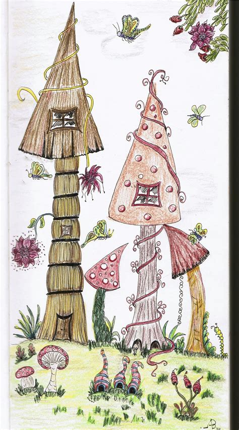 Fairy House Drawing at GetDrawings | Free download