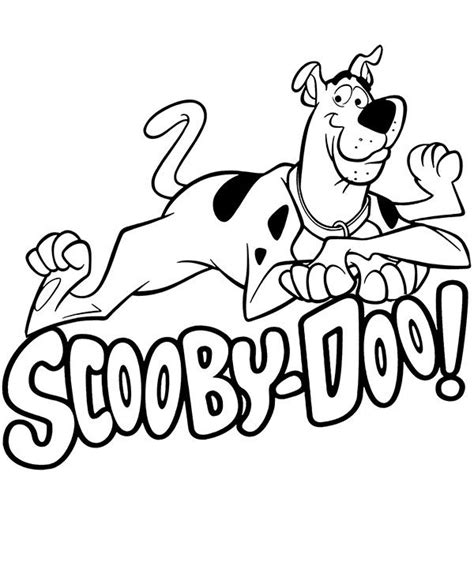 Printable Scooby Doo logo for coloring - Topcoloringpages.net | Scooby doo coloring pages ...