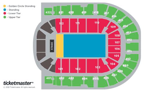 KISS - End of the Road Tour Seating Plan - The O2 Arena