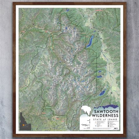 Sawtooth Wilderness Map — Mitchell Geography