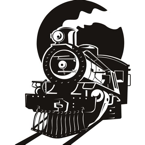 Train Silhouette Steam locomotive Track Clip art - Free Train Clipart ...