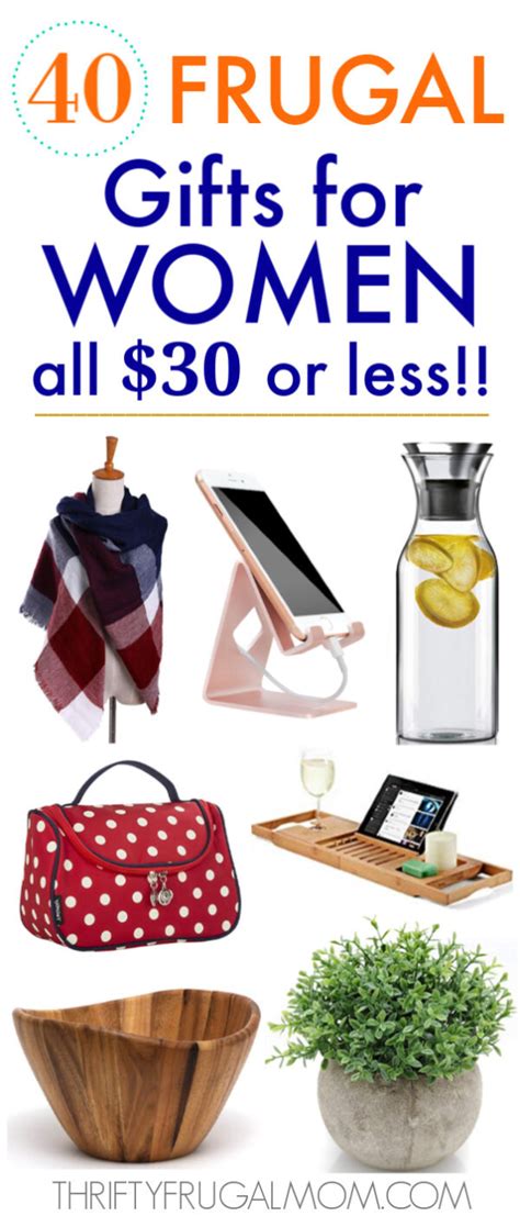 40 Frugal Gifts for Women that Cost $30 or Less - Thrifty Frugal Mom