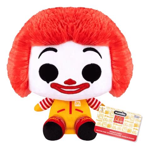 Мягкая игрушка Funko Plushies: McDonalds: Ronald McDonald, Hamburglar, Grimace and Birdie (1 на ...