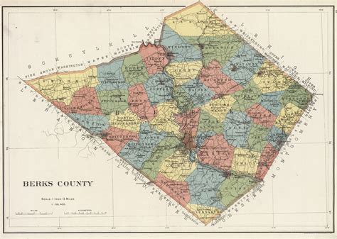 Map of Berks County, Pennsylvania - 1900 | This image was ta… | Flickr