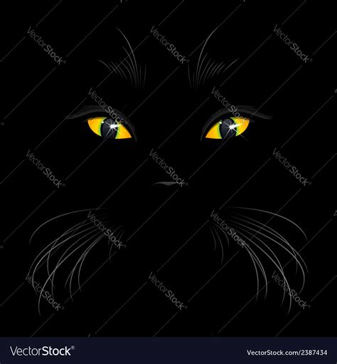 Cat eyes Royalty Free Vector Image - VectorStock