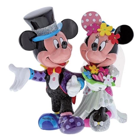 Mickey & Minnie Mouse Wedding Figurine