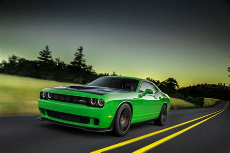 Driving a 2015 Dodge Challenger Hellcat in a Snowstorm