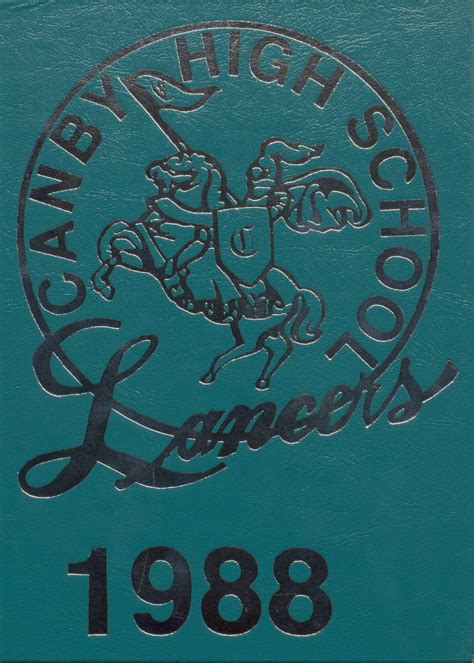 1988 yearbook from Canby High School from Canby, Minnesota