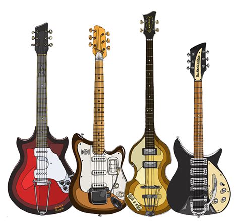 Beatles Guitars - all of them! - on Behance