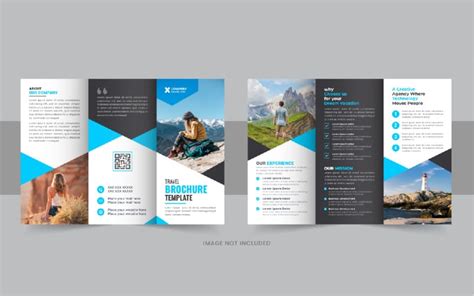 Tour and travel agency trifold brochure design Layout