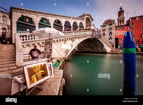 Rialto bridge painting hi-res stock photography and images - Alamy