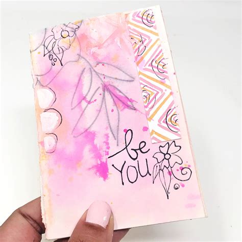 How to Make a Mini Art Journal from Scratch - Tombow USA Blog