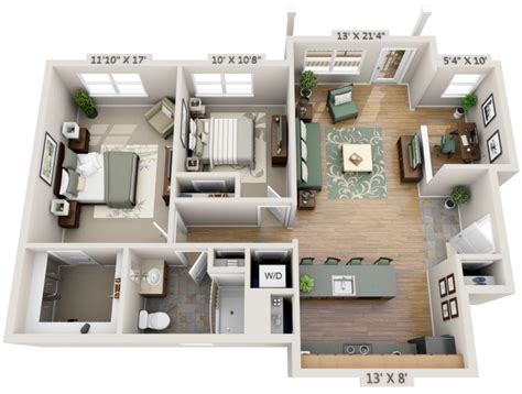 Why Do We Need 3D House Plan before Starting the Project? | Apartment floor plans, Apartment ...