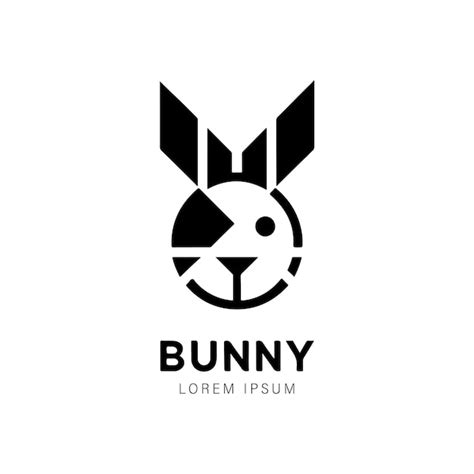 Premium Vector | Vector logo of a bunny