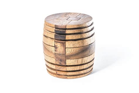 Japanese Barrel Puzzle - Wooden Interlocking Brain Teaser Puzzle | Brain teaser puzzles, Barrel ...