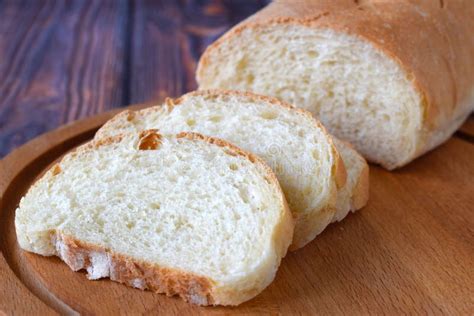 Fresh Homemade Bread Sliced. Stock Photo - Image of white, sliced: 133577744