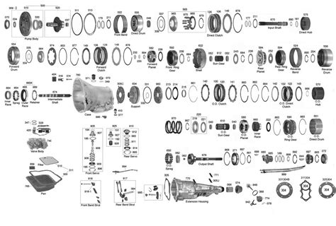 518 TRANSMISSION PARTS DIAGRAM VISTA TRANSMISSION PARTS