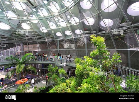 Visitors enjoy the new rainforest exhibit at the California Academy of Sciences In San Francisco ...