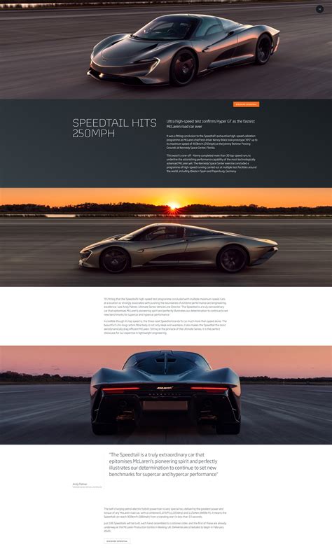 2020 McLaren Speedtail on Behance