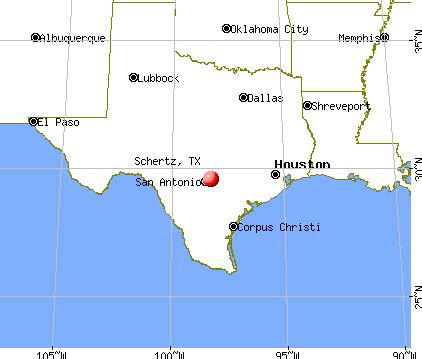 Schertz, Texas (TX 78154) profile: population, maps, real estate, averages, homes, statistics ...