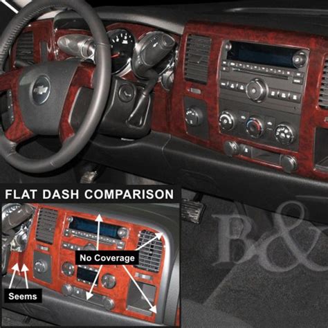 B&I® - Chevy Suburban 2007-2009 3D Molded Large Dash Kit