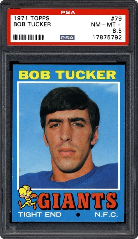 1971 Topps Bob Tucker | PSA CardFacts®