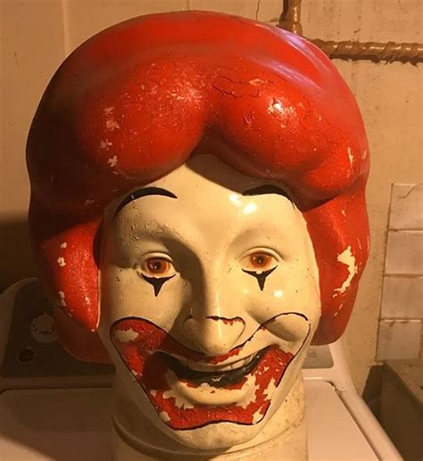 Creepy 1977 Ronald McDonald Head For Sale in Rockford