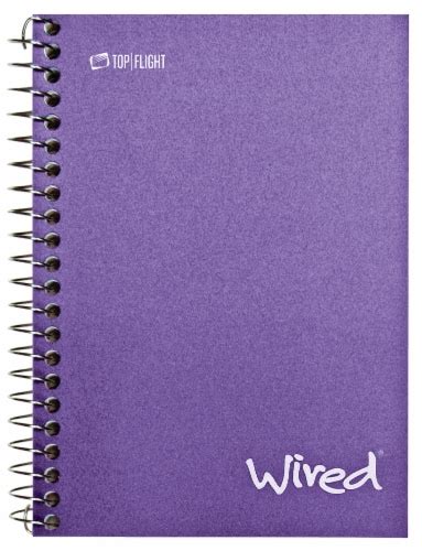 Top Flight Wired College Ruled Personal Notebook - 100 Sheets ...