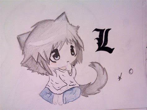 Chibi L Lawliet by FAUSTUS-FANGIRL on DeviantArt