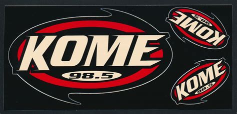 KOME 98.5 1990s Era Sticker