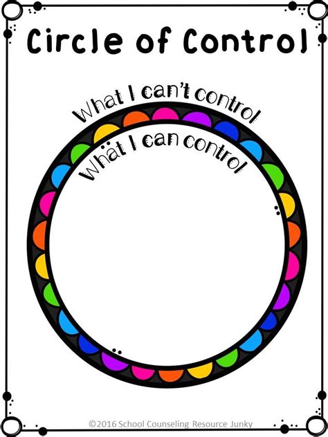 Printable Circle Of Control - Printable Word Searches