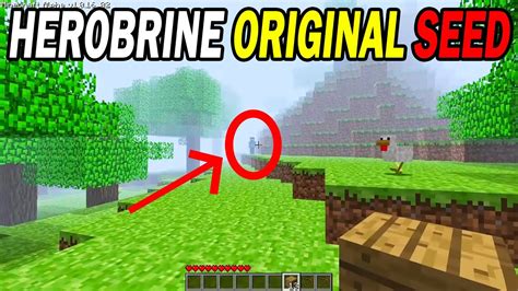 What Is The Herobrine Seed In Minecraft? (Original Seed Revealed) - YouTube