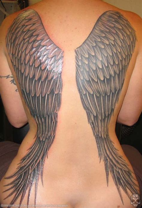 Back Wings Tattoo For Women -Great tattoo designs