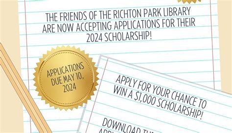 Friends 2024 Scholarship Application NOW AVAILABLE! - Richton Park ...