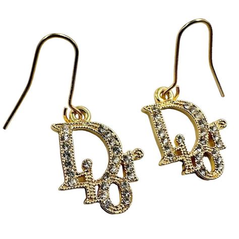 Dior Vintage Dior Logo Earrings | Grailed