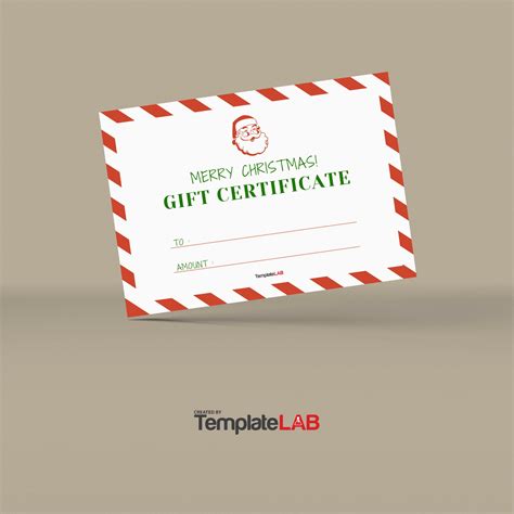 13 Free Christmas Gift Certificate Templates [Word, PDF] ᐅ TemplateLab