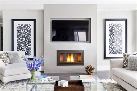 Panoramic Fireplace Designs for Decorative Fireplaces by HearthCabinet