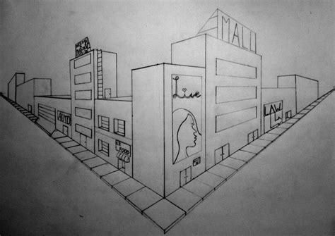 City Scene Sketch by Spaz9006 on DeviantArt