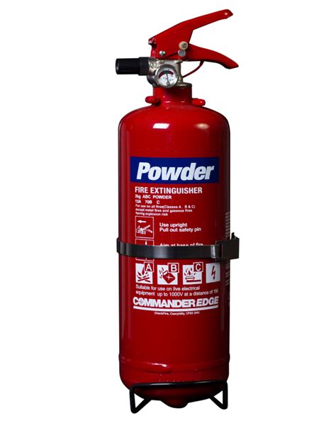 CommanderEDGE 2kg ABC Dry Powder Fire Extinguisher | CheckFire Group