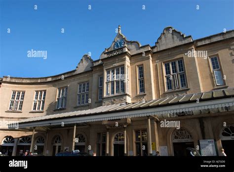 Bath Spa Railway Station in Bath Somerset UK Stock Photo - Alamy