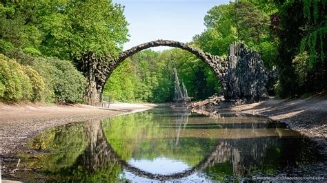 Visiting Rakotzbrücke Devil’s Bridge, Saxony Germany (2023) | The Whole ...