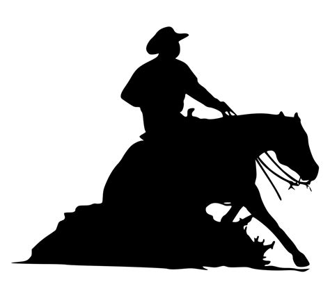 Free Western Pleasure Horse Silhouette, Download Free Western Pleasure Horse Silhouette png ...