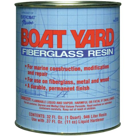 Evercoat Boat Yard Fiberglass Resin, quart | Overton's