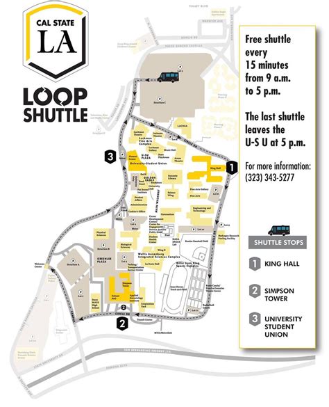 Cal State La Campus Map - Metro Map