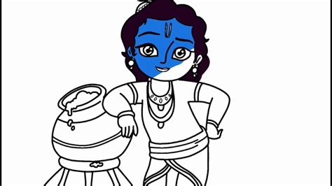 Baby Krishna Drawing | Free download on ClipArtMag