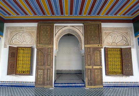 Interior of Bahia Palace in Marrakech, Morocco Editorial Stock Image - Image of heritage, house ...