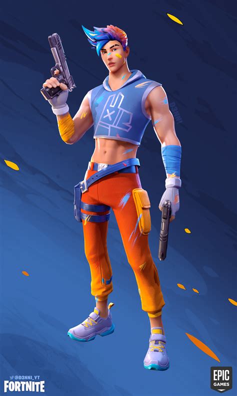 D3NNI - Fortnite Skin Concept - Splash [FANMADE]